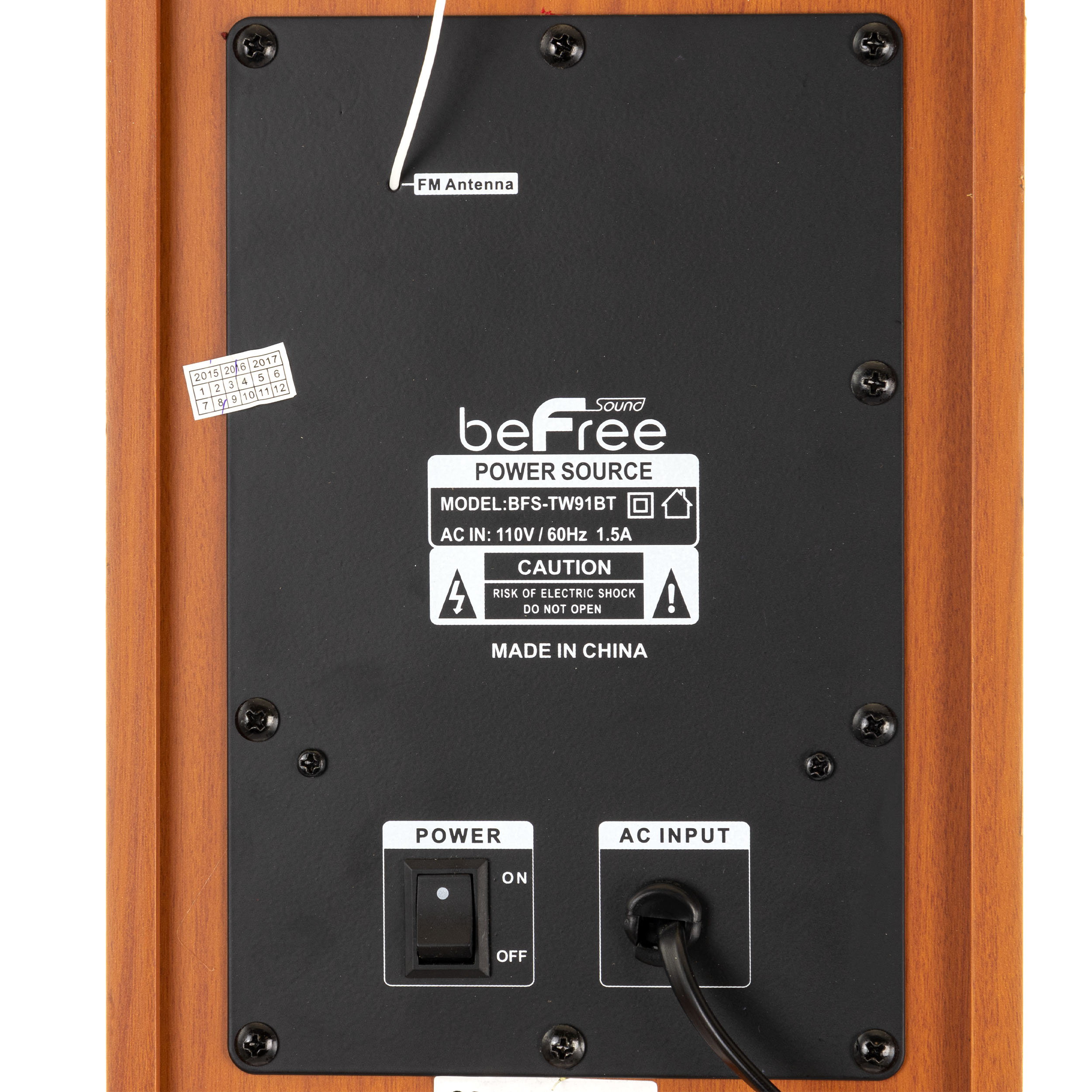 befree sound bluetooth powered tower speaker