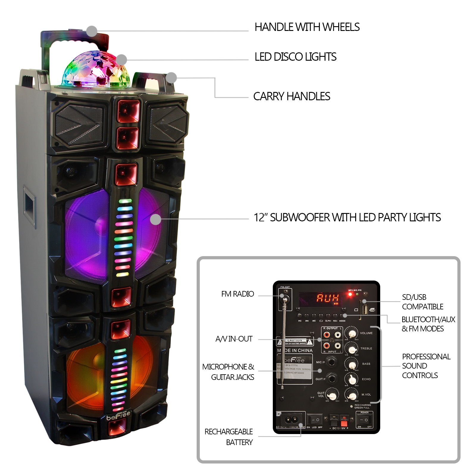 befree subwoofer