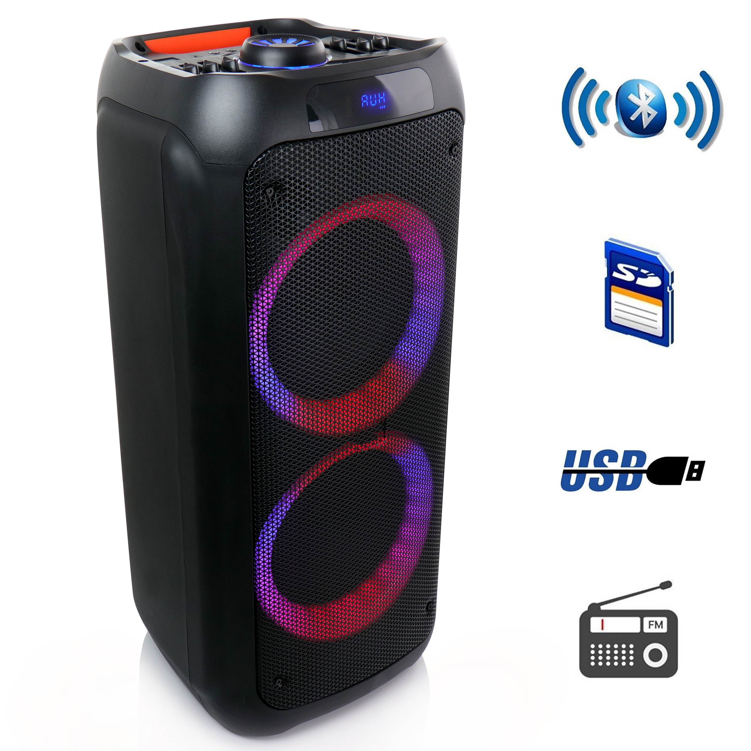 Haut-parleur Bluetooth portable Befree Sound, 20 po, noir